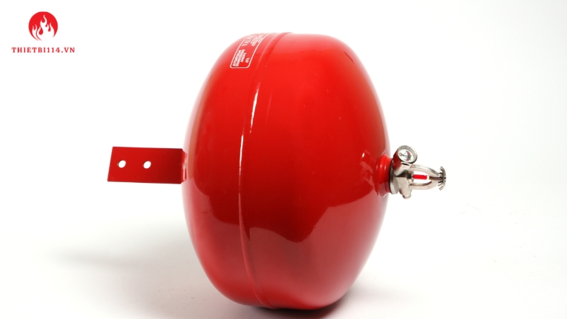 Bình cầu chữa cháy tự động Kentom ABC 6kg được thiết kế theo tiêu chuẩn kỹ thuật cao