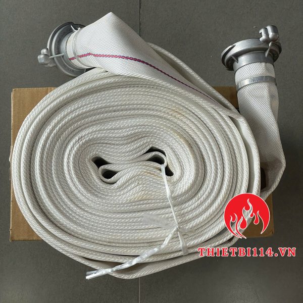 Cuộn vòi phun Bộ Quốc Phòng D50x20mx1.6Mpa kèm khớp nối + Tem kiểm định