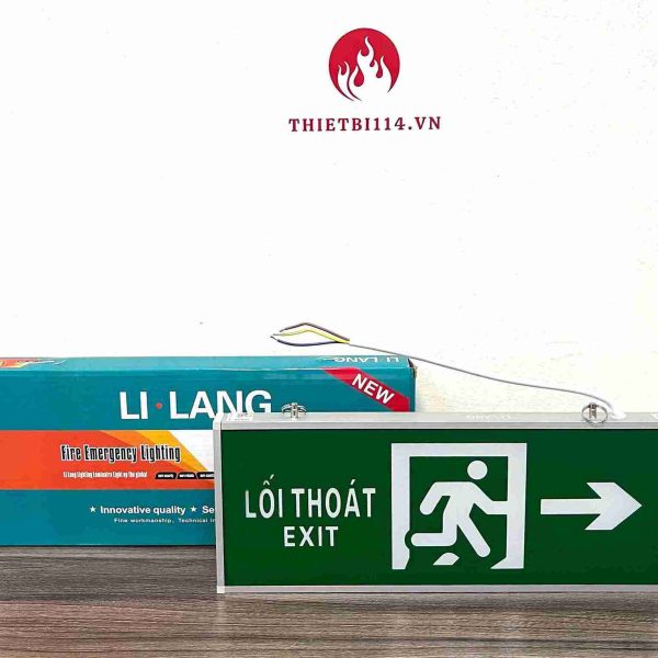 Đèn Exit Lilang 2 mặt chỉ 1 hướng