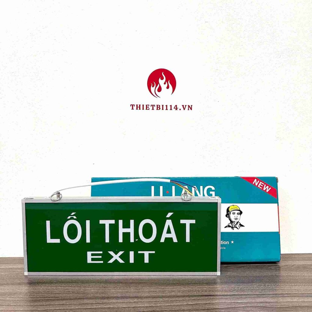 Đèn Exit Lilang 2 mặt không hướng