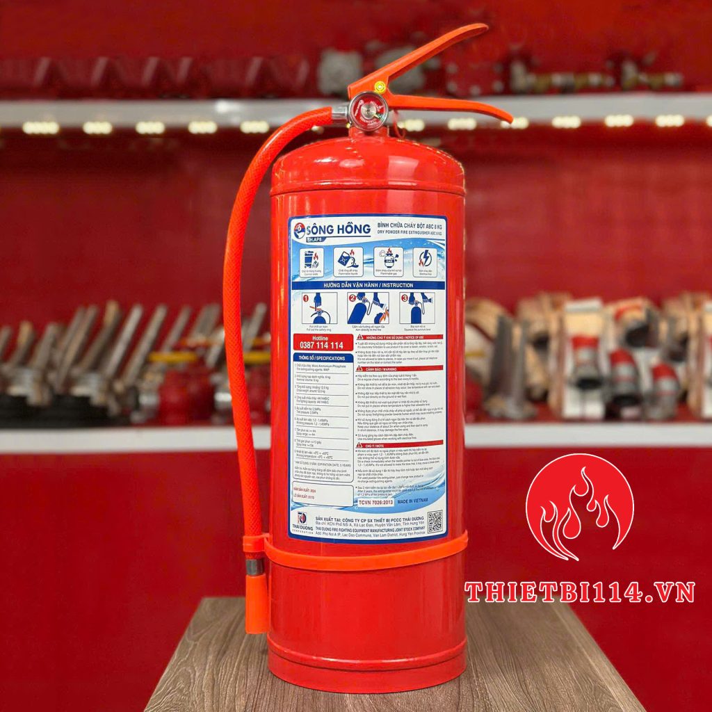 Bình chữa cháy Sông Hồng ABC 4kg
