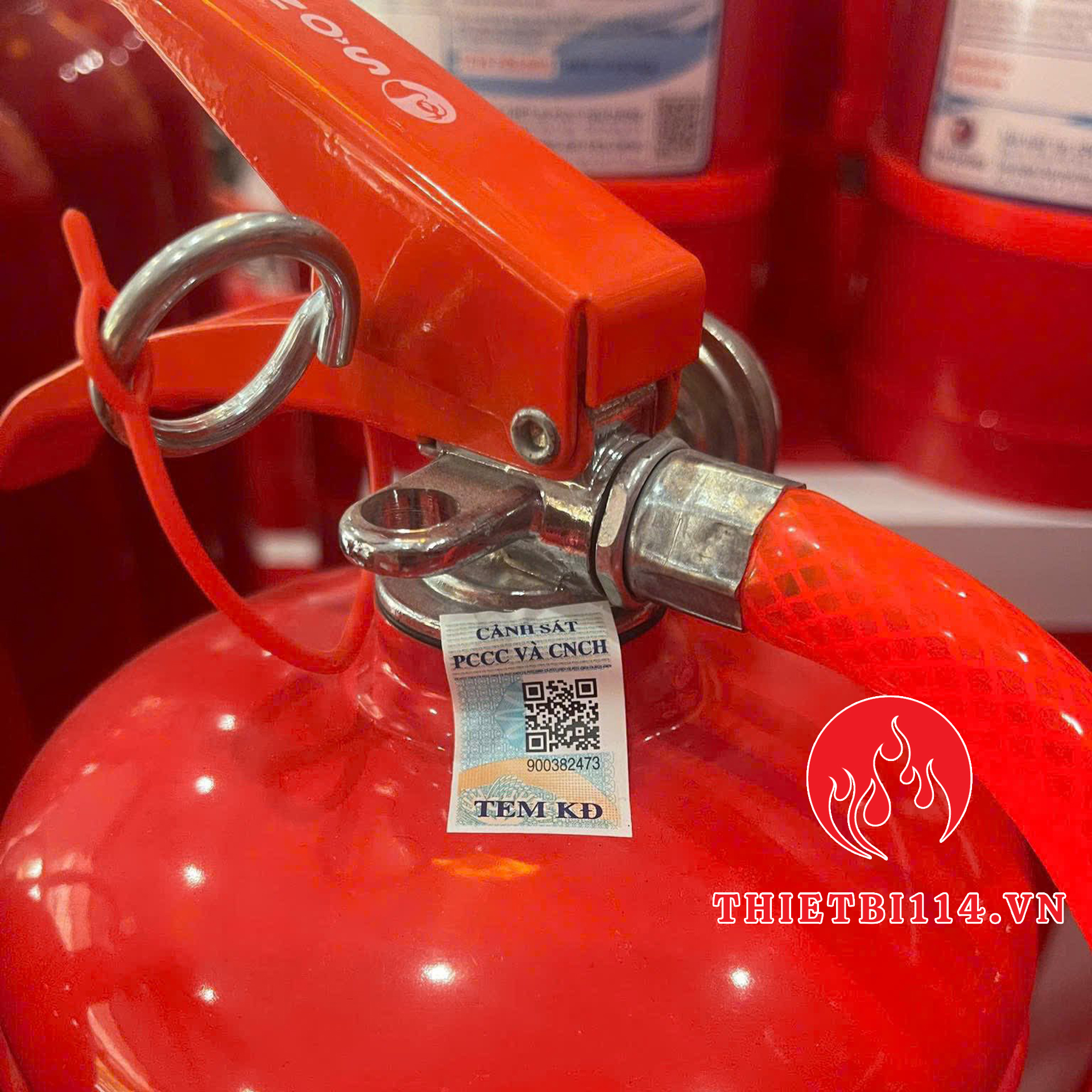 bình chữa cháy Sông Hồng ABC 4kg Bình chữa cháy Sông Hồng ABC 4kg