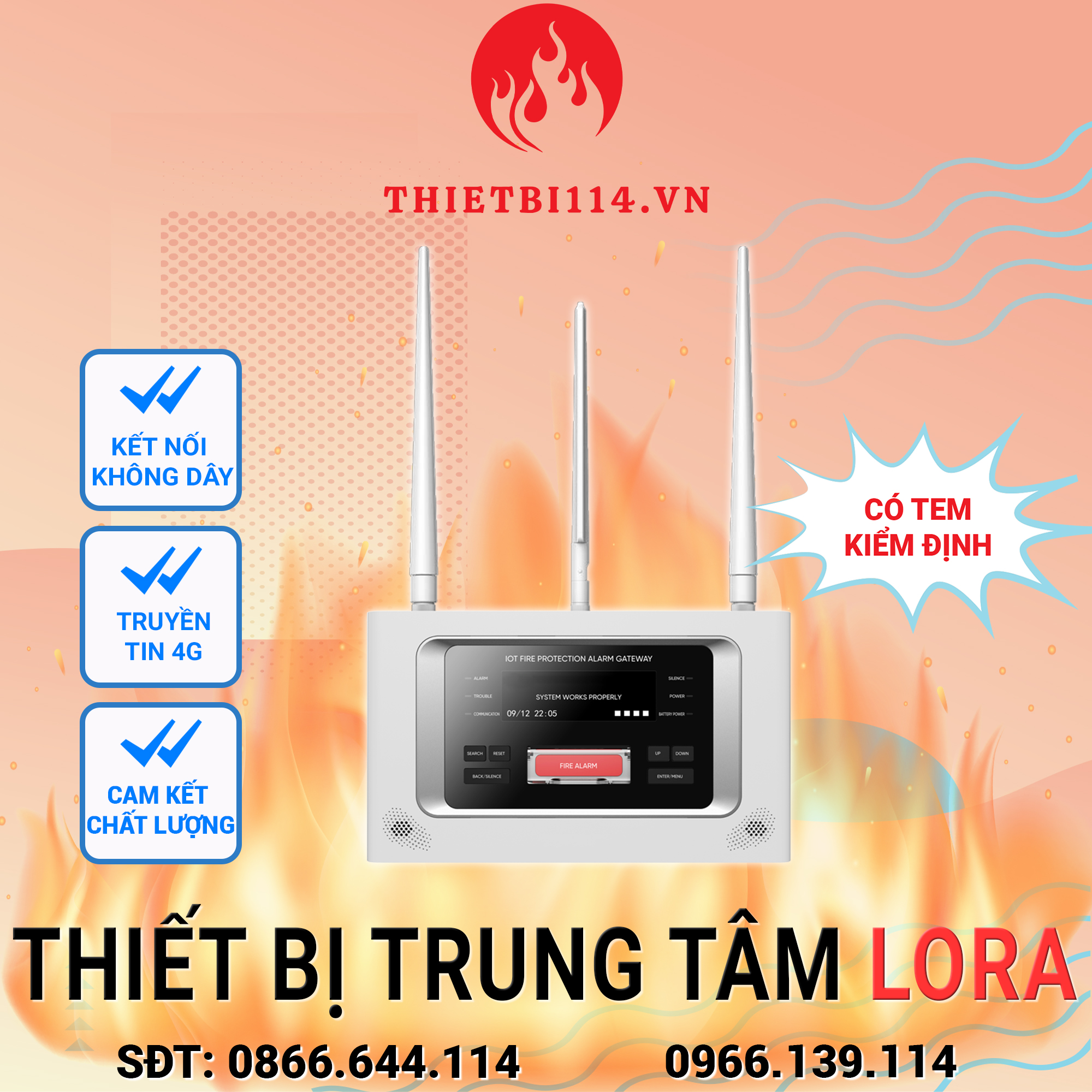 Tủ trung tâm báo cháy không dây Hikvision Tủ trung tâm báo cháy không dây Hikvision