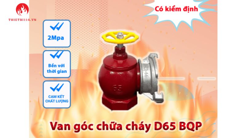 Van góc chữa cháy D65 BQP