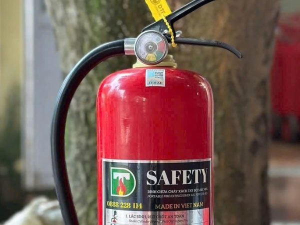 Bình chữa cháy Safety ABC 4kg có khả năng dập tắt nhanh các đám cháy loại A, B và C