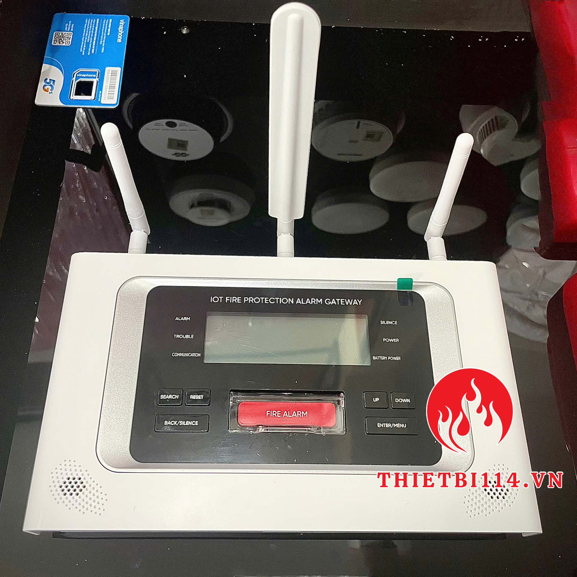 Tủ trung tâm báo cháy không dây Hikvision Tủ trung tâm báo cháy không dây Hikvision