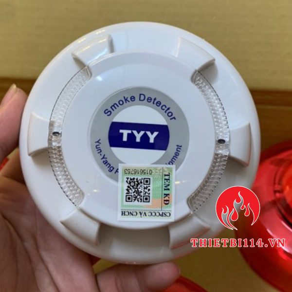 Đầu báo khói Yunyang YDS-S01 + Tem kiểm định