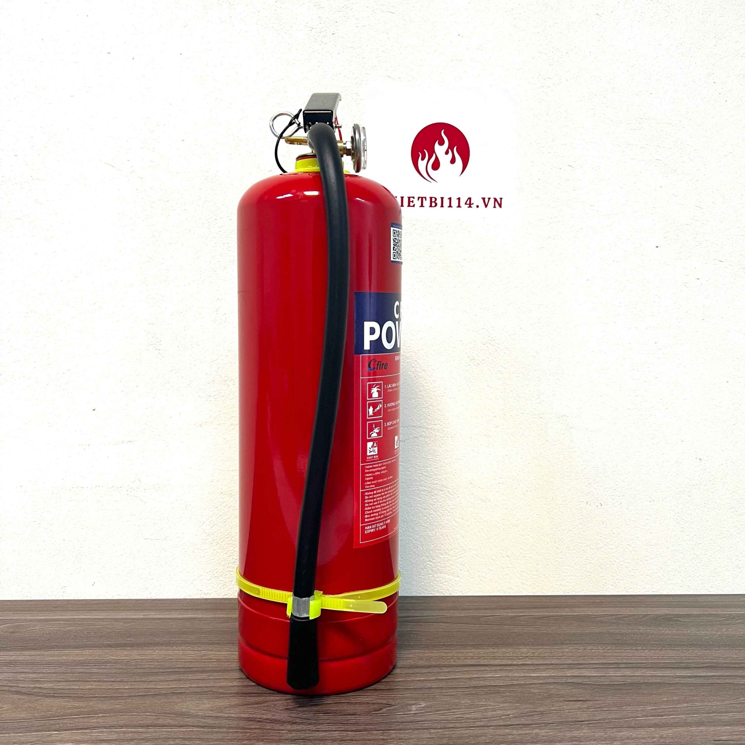 Cần thực hiện đúng quy trình theo khuyến nghị chuyên môn khi dùng bình chữa cháy Cfire powder