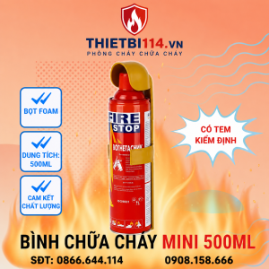 Bình chữa cháy mini 500ML