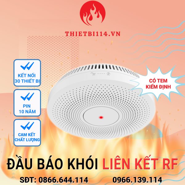 Đầu báo khói RF Hikvision