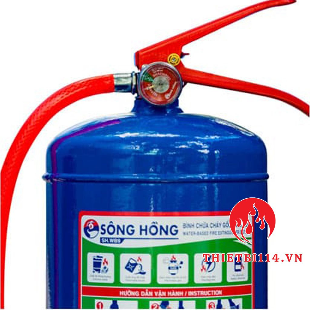 Bình chữa cháy gốc nước 9 lít Sông Hồng
