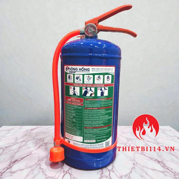 Bình chữa cháy gốc nước 6 lít Sông Hồng