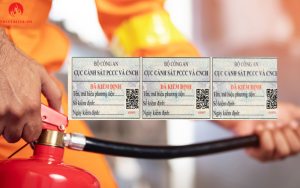 tem kiểm định bình chữa cháy