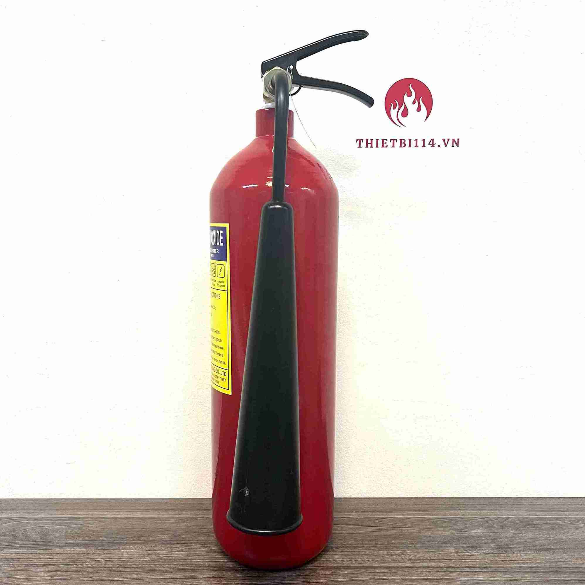 Bình CO2 có khả năng dập tắt đám cháy điện hiệu quả