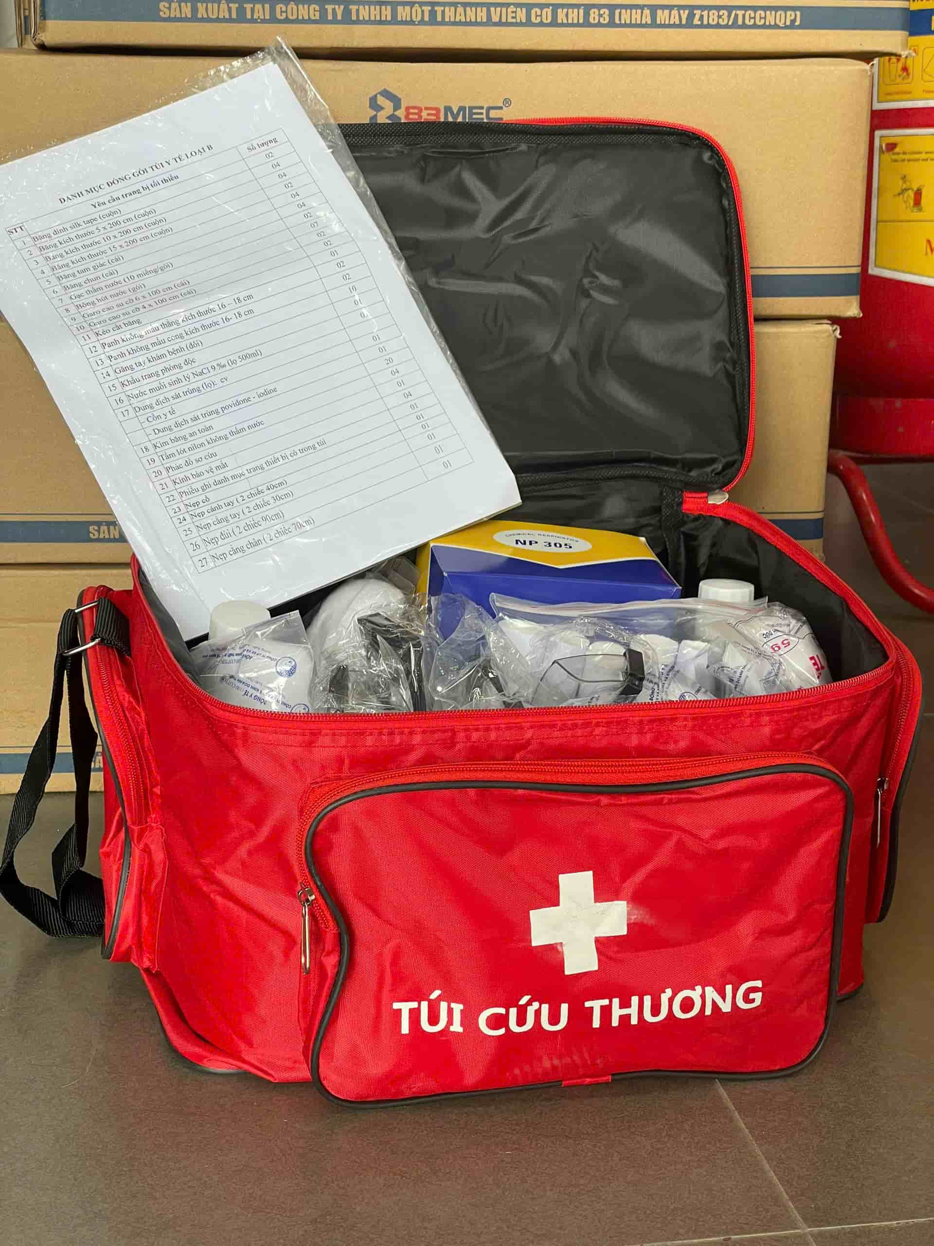 Việc kiểm tra định kỳ túi sơ cấp cứu là trách nhiệm bắt buộc của mọi cơ sở lao động