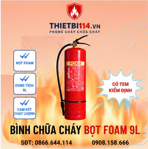 bình chữa cháy bọt Foam 9L