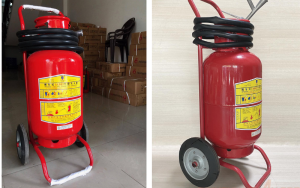bình chữa cháy xe đẩy