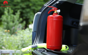 bình cứu hỏa trên xe ô tô