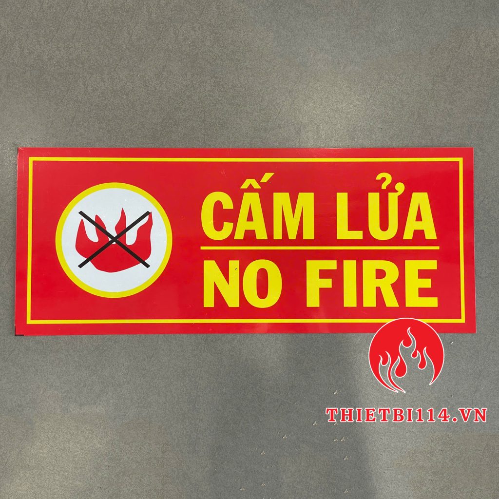 Lợi ích nổi bật của biển cấm lửa Tôn trong PCCC 