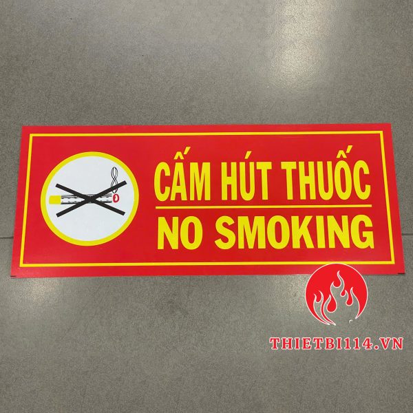 Biển cấm thuốc PCCC Tôn