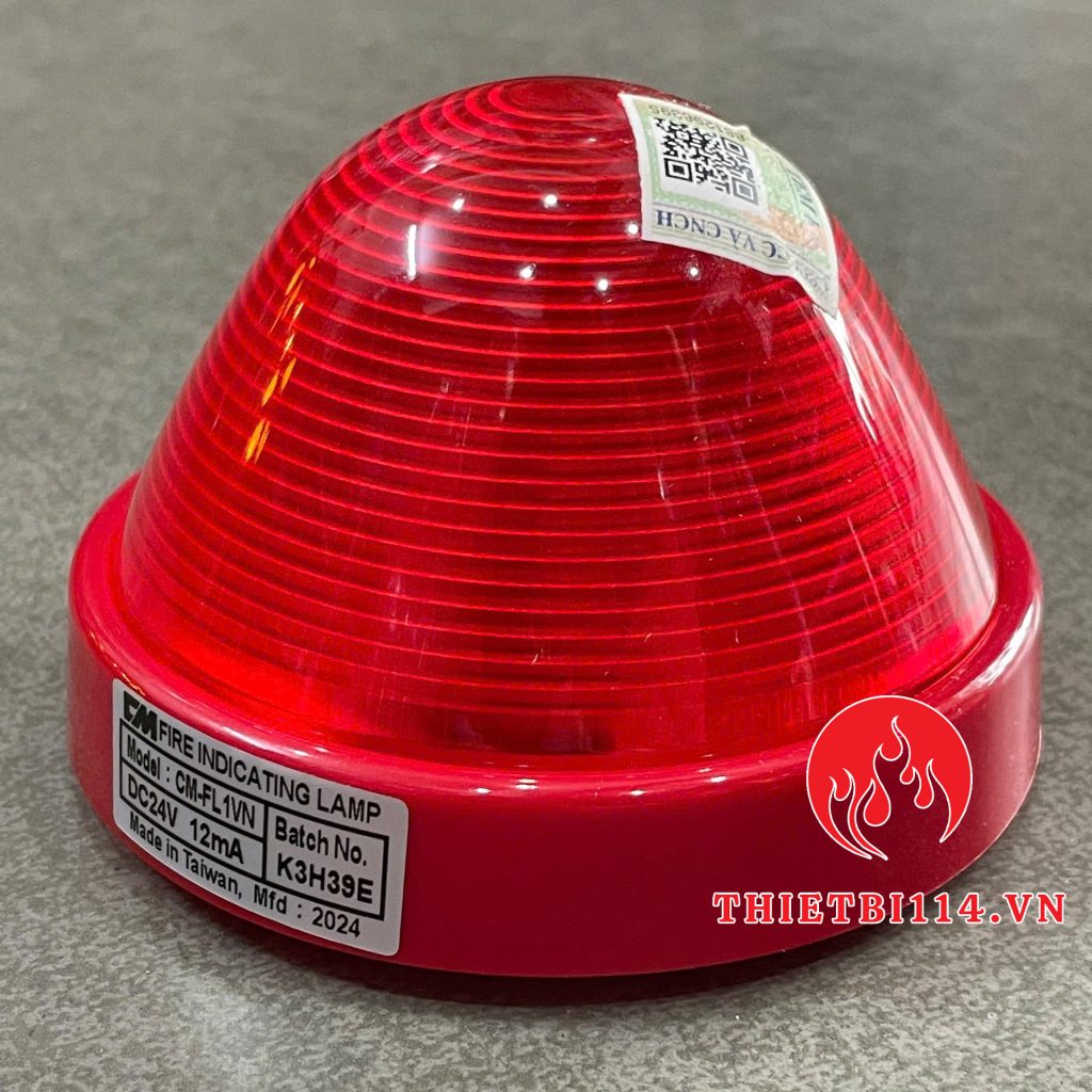 Đèn báo cháy Chungmei + Tem kiểm định