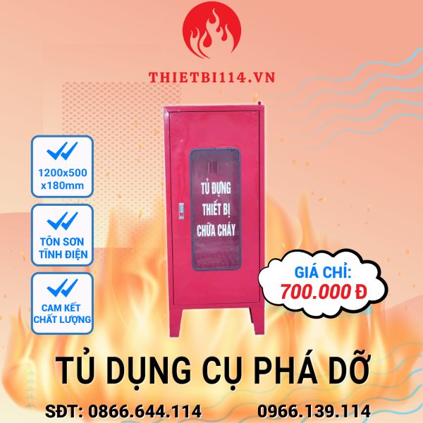 Tủ đựng dụng cụ phá dỡ 1200x500x180