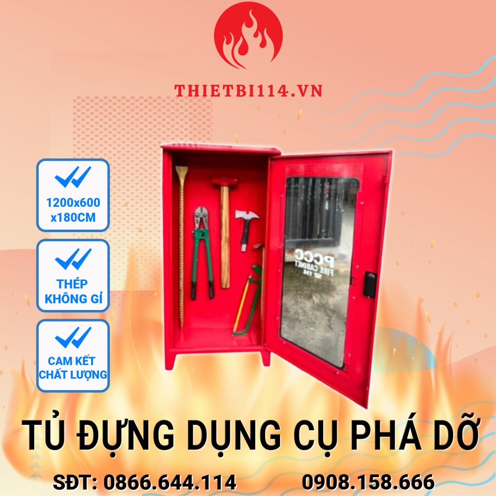 Tủ đựng dụng cụ phá dỡ 1200x500x180