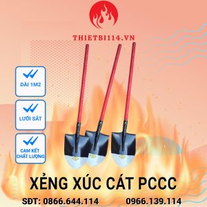 Xẻng xúc cát PCCC