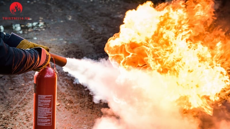 Bình MFZ4 có khả năng dập tắt nhiều loại đám cháy