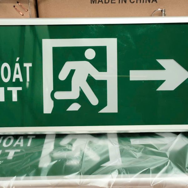 Đèn exit 2 mặt 1 hướng