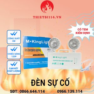 Đèn Sự Cố KingLight +Có tem kiểm định