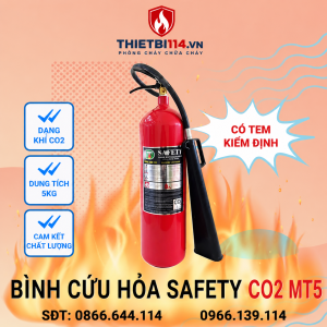 Bình Chữa Cháy Safety khí CO₂ MT5