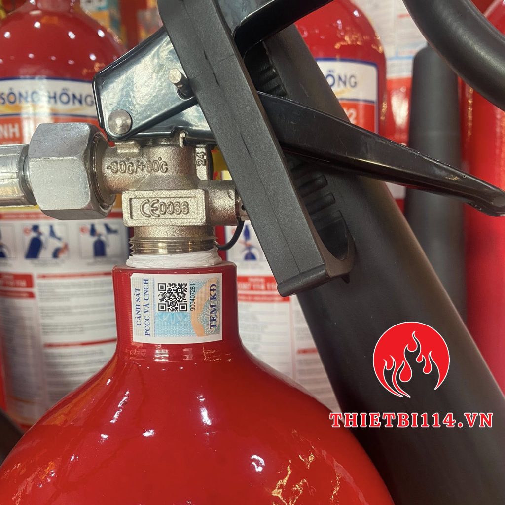 Bình chữa cháy Sông Hồng khí CO2 MT5