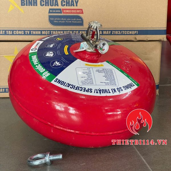 Bình cầu chữa cháy Bộ Quốc Phòng 83Mec ABC 6kg