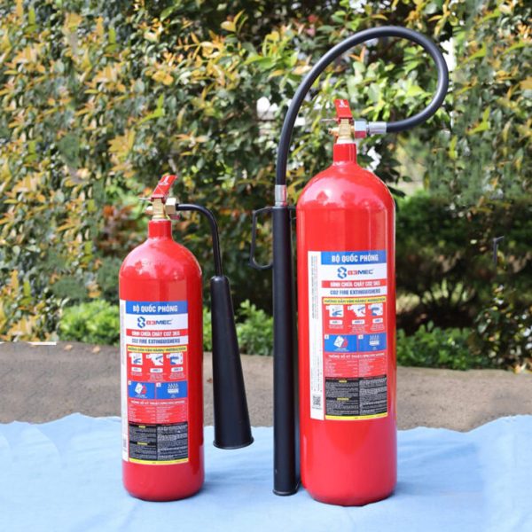 Bình chữa cháy Bộ Quốc Phòng khí CO2 MT3 + Tem kiểm định