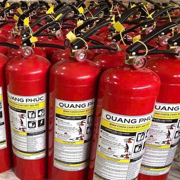 Bình chữa cháy Quang Phúc ABC 4kg+ Tem kiểm định