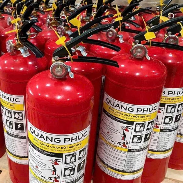 Bình chữa cháy Quang Phúc ABC 4kg+ Tem kiểm định