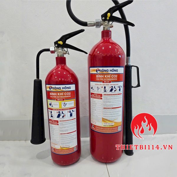 Bình chữa cháy Sông Hồng khí CO2 MT3