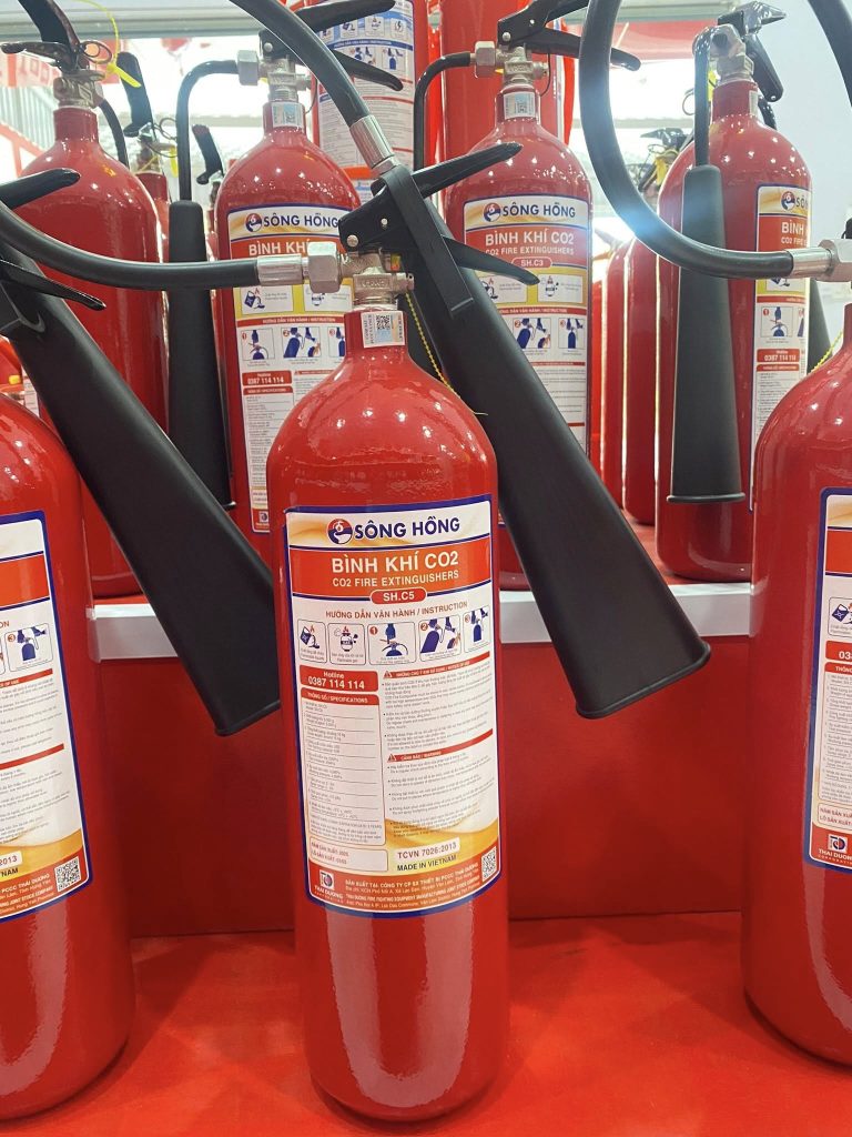 Bình chữa cháy Sông Hồng khí CO2 MT5