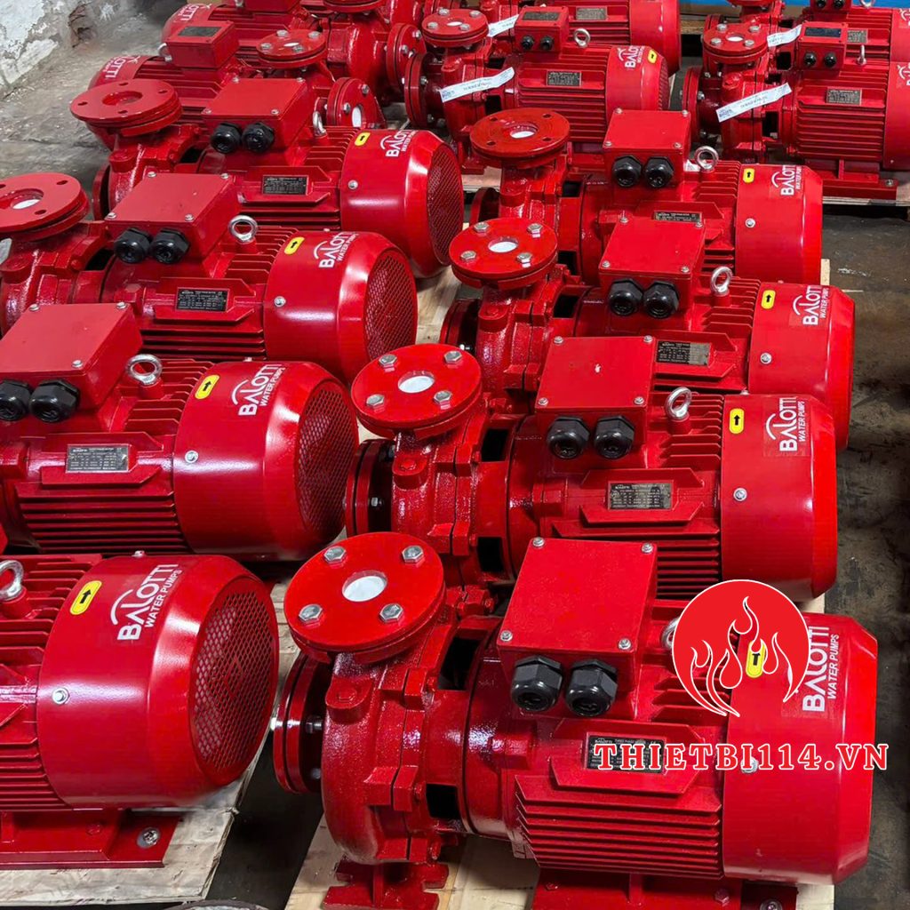 Máy bơm điện Balotti 11kW + Tem kiểm định