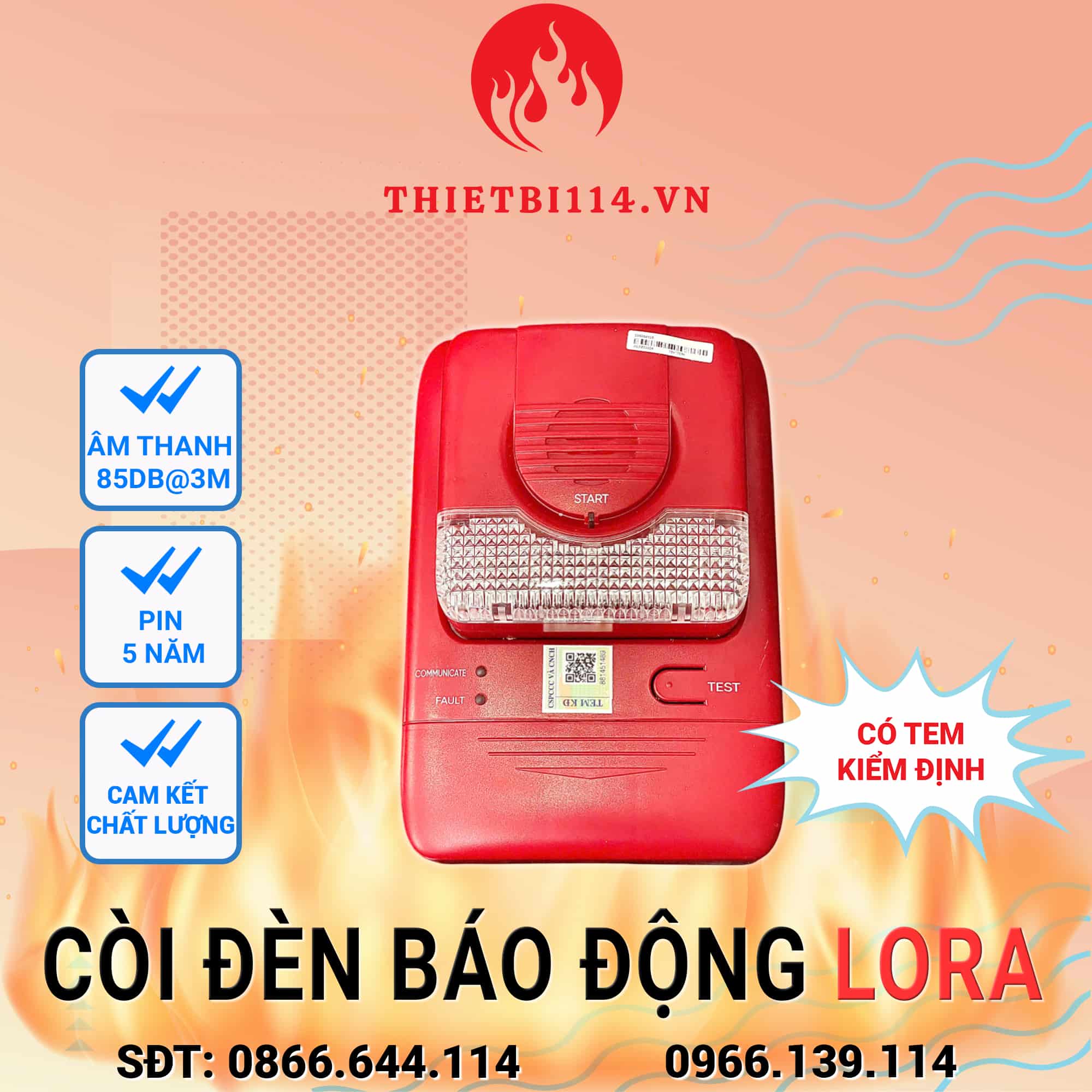 Còi đèn báo động lora HIK (1)