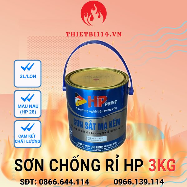 Sơn Chống rỉ mối hàn HP 3kg