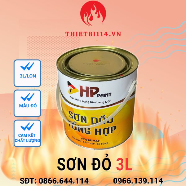 Sơn đỏ 3 Lít