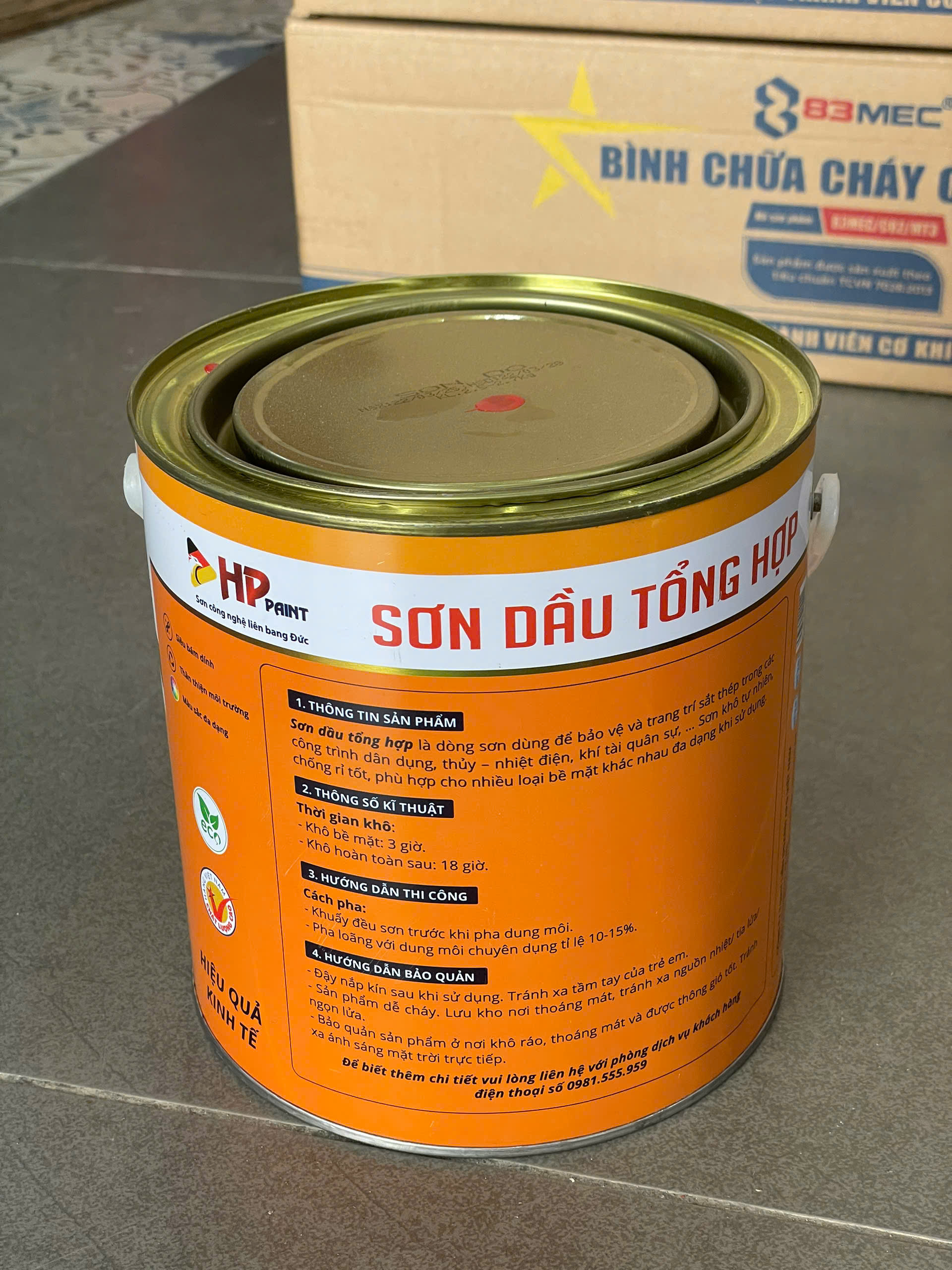 Lưu ý khi sử dụng sơn dầu tổng hợp