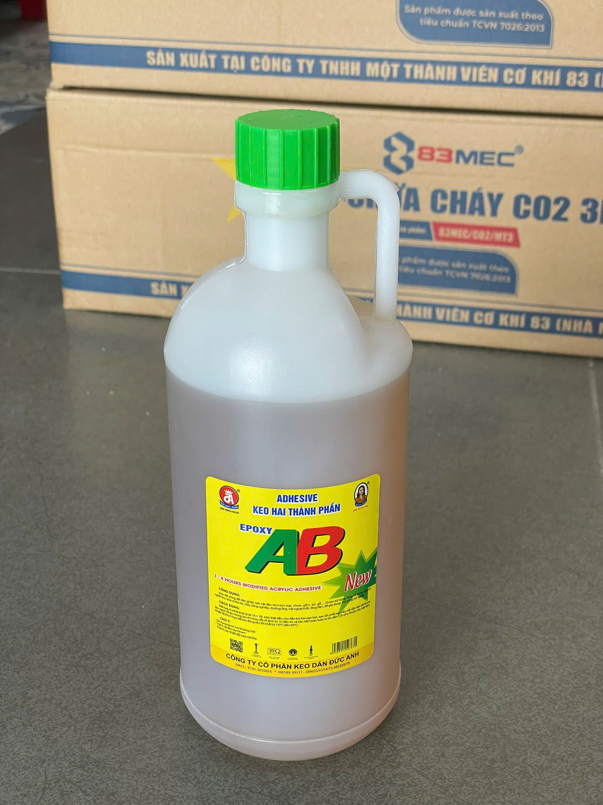 Keo B 1,6L là sản phẩm dung môi đóng rắn thuộc hệ keo AB Epoxy