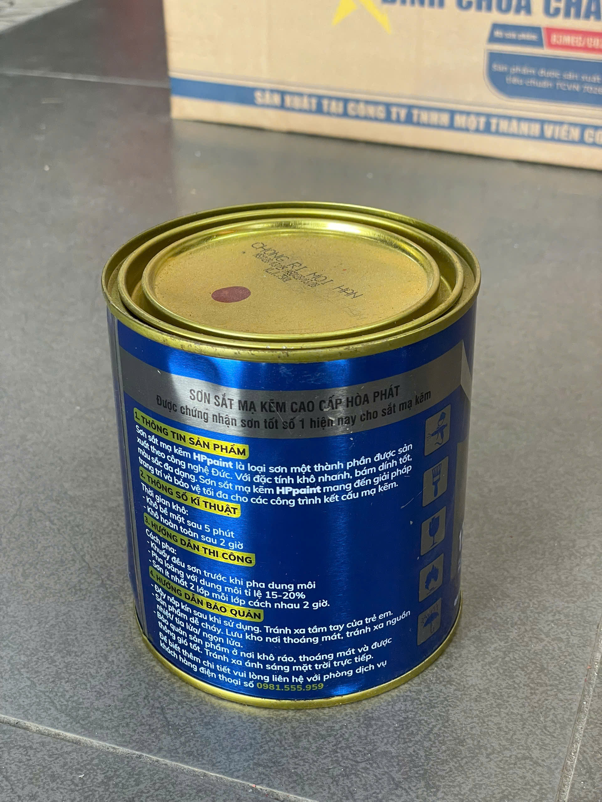 Hướng dẫn sử dụng sơn chống rỉ mối hàn HP 0.8kg