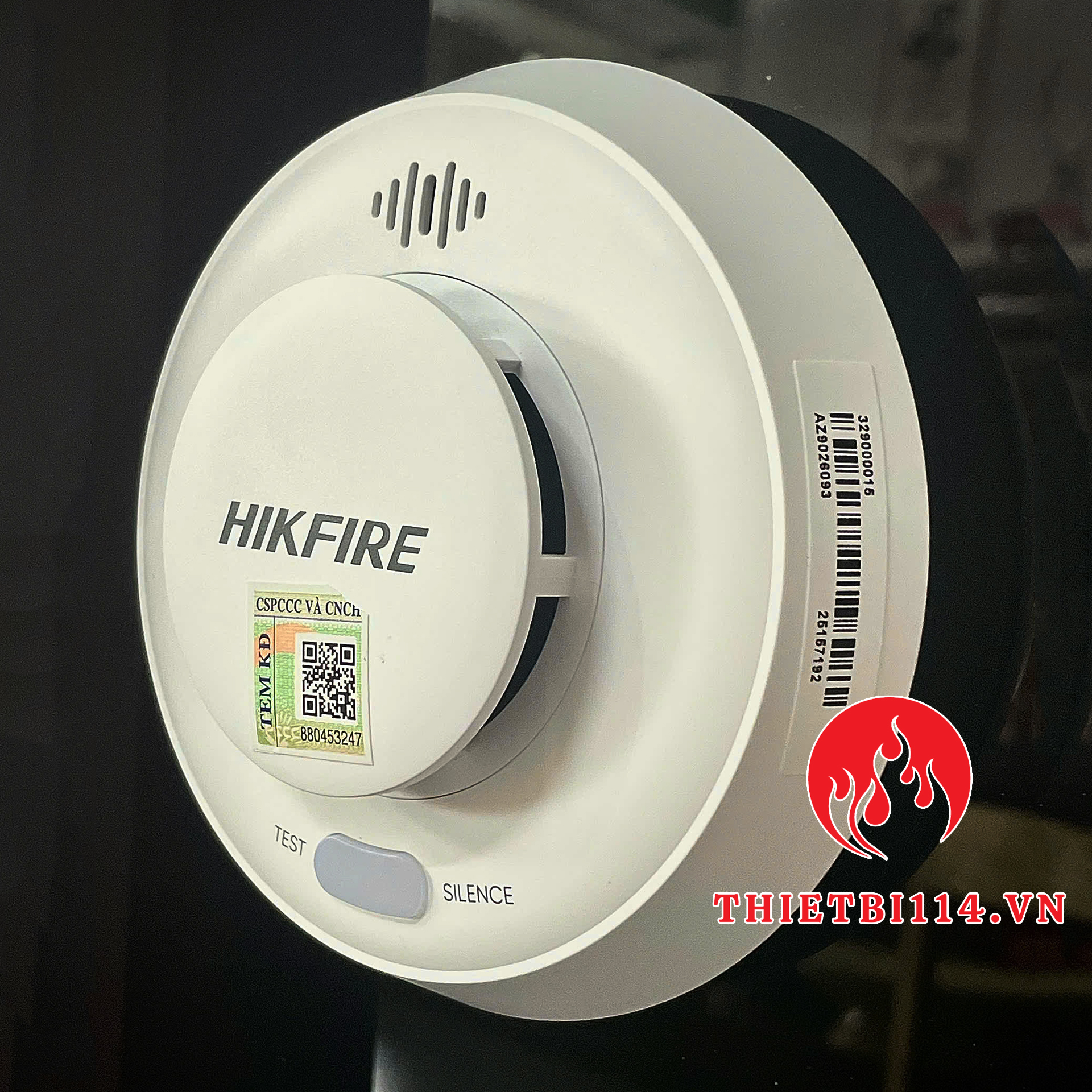 Đầu báo khói nhiệt 2 trong 1 độc lập 4G Hikvision Đầu báo khói nhiệt 2 trong 1 độc lập 4G Hikvision