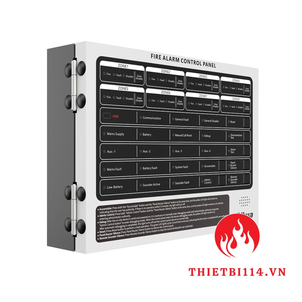 Tủ trung tâm báo cháy 8 kênh Dahua DHI-HY-C102-8