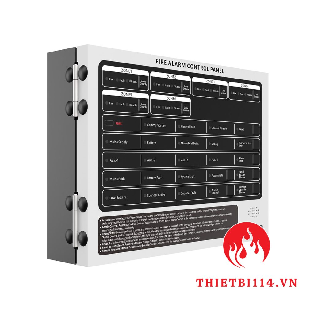 Tủ trung tâm báo cháy 6 kênh Dahua DHI-HY-C102-6