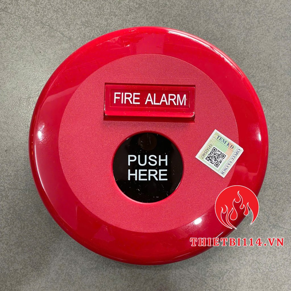 Nút ấn báo cháy Chungmei CM-FP3 + Tem kiểm định